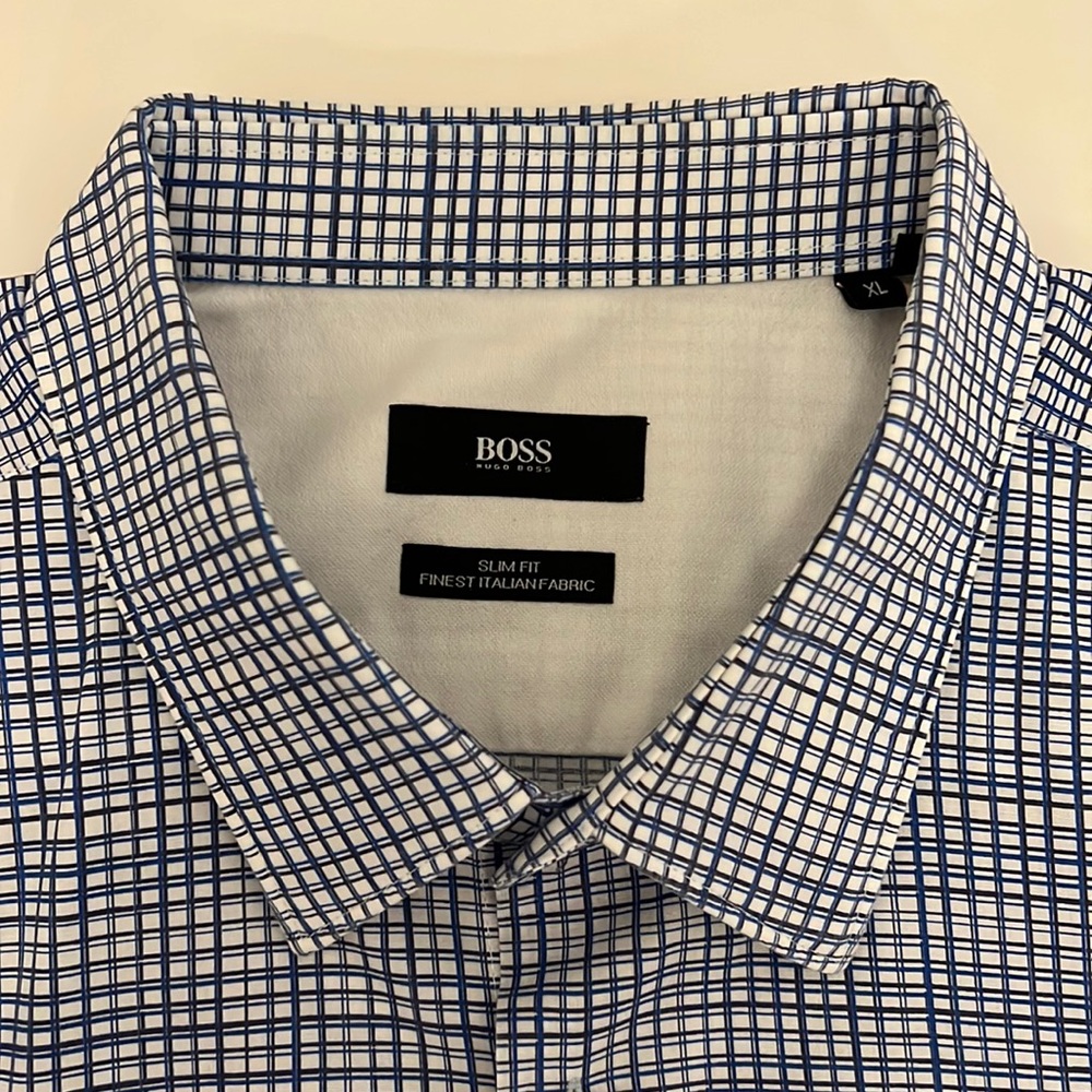 Hugo Boss men’s long sleeve button down shirt.